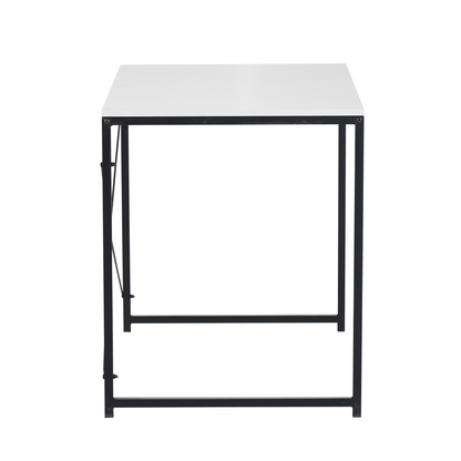 Birou, alb/negru, 90x60 cm, MELLORA