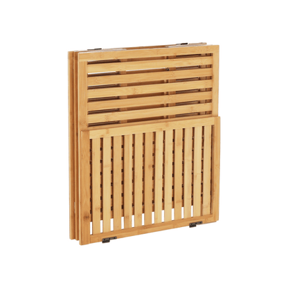 Coş de rufe, bambus natural/alb, MENORK