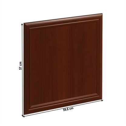 Uşă pentru maşina de spălat vase încorporată, 59,6x57, nuc Milano, SICILIA