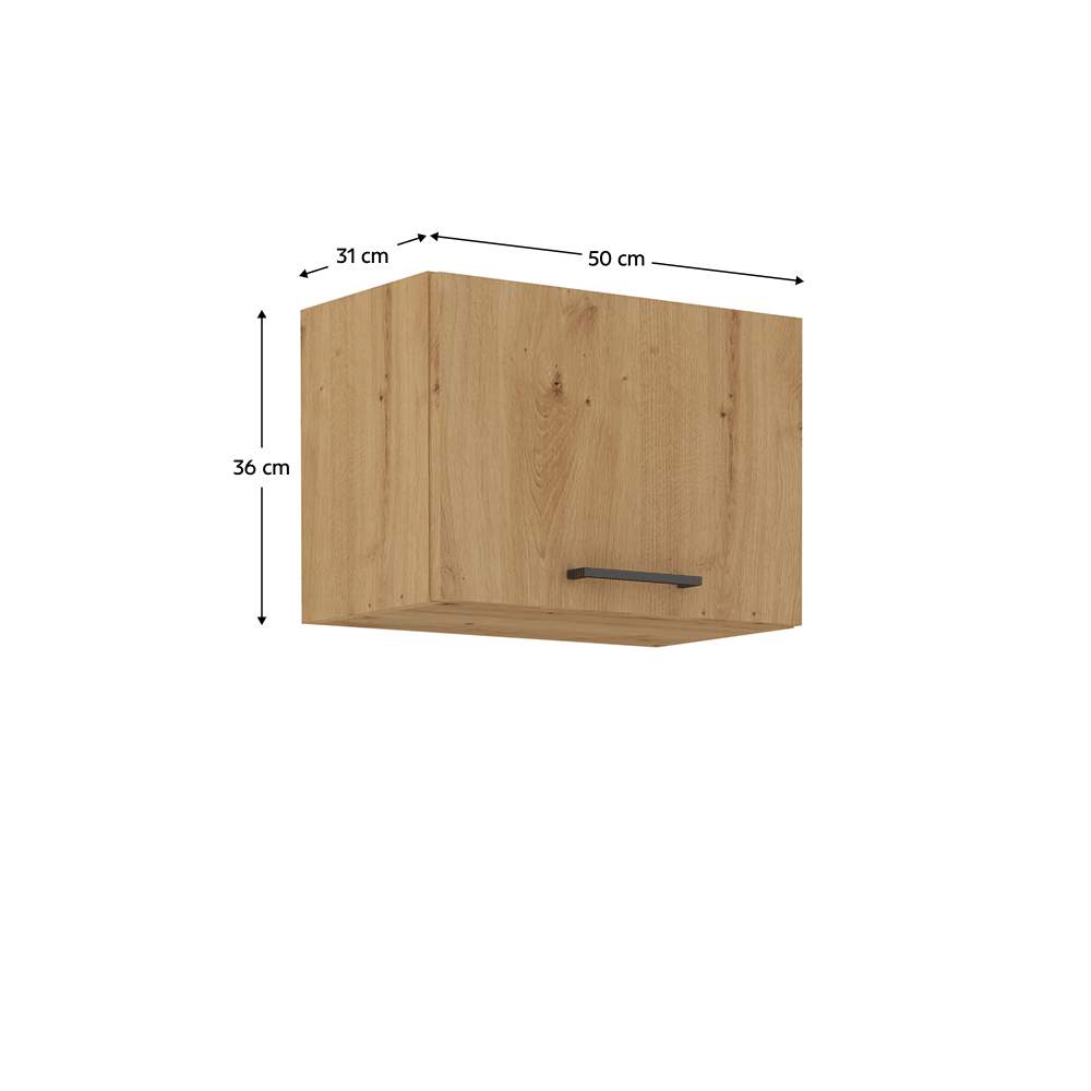 Dulap superior, stejar artizan, MONRO 50 GU-36 1F