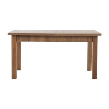 Masă extensibilă pentru dining, stejar lefkas închis, 160-203x90 cm, MONTANA STW