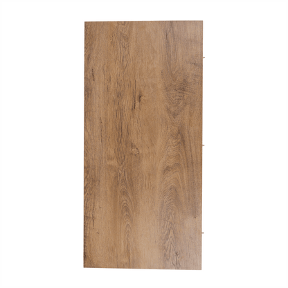 Masă extensibilă pentru dining, stejar lefkas închis, 160-203x90 cm, MONTANA STW