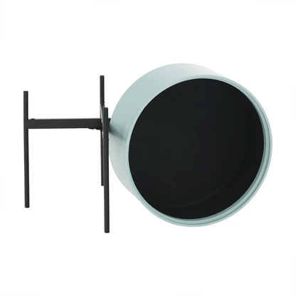 Taburet cu spaţiu de depozitare, neo mentă/natural/negru, MOSAI