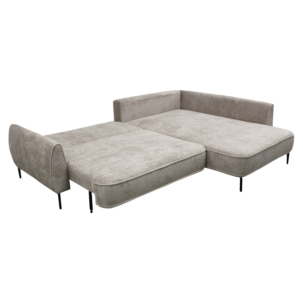 Set canapea, gri-bej Taupe, pe dreapta, MURIEL ROH