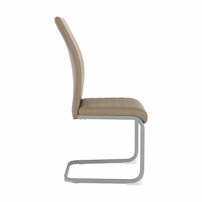 Scaun dining, gri maro Taupe / gri, NOBATA