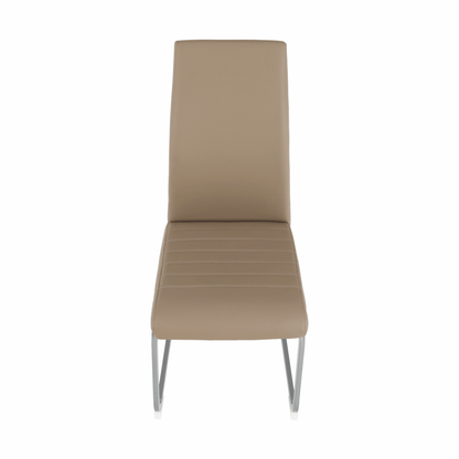 Scaun dining, gri maro Taupe / gri, NOBATA