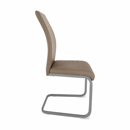 Scaun dining, gri maro Taupe / gri, NOBATA