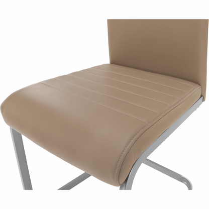 Scaun dining, gri maro Taupe / gri, NOBATA