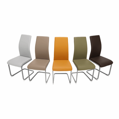 Scaun dining, gri maro Taupe / gri, NOBATA