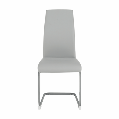 Scaun dining, gri deschis / gri, NOBATA