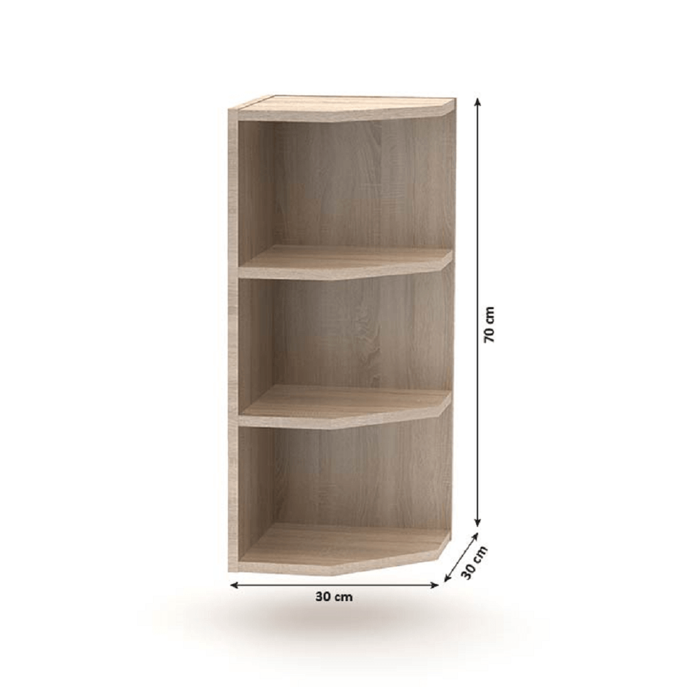 DULAP SUPERIOR, stejar SONOMA, universală, NOVA PLUS NOPL-003-OH