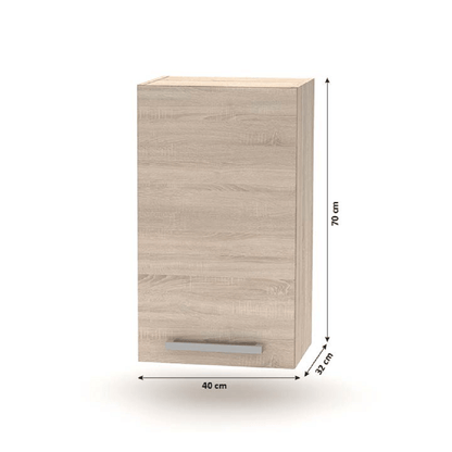 Cabinet superior, stejar sonoma, NOVA PLUS NOPL-005-OH