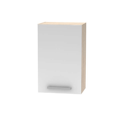 Cabinet superior 45 1DV, stejar sonoma/alb, NOVA PLUS NOPL-024-OH