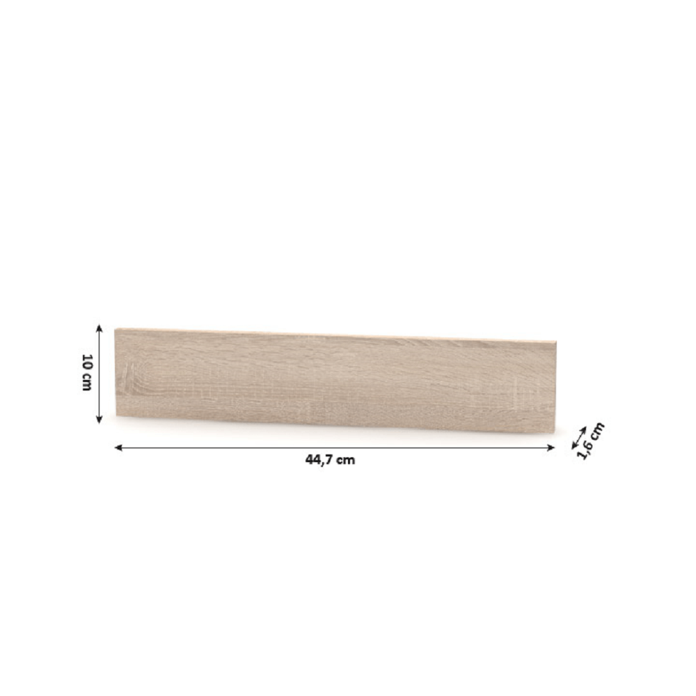 Capăt plintă laterală pentru dulapuri mici, stejar sonoma, NOVA PLUS NOPL-062-00
