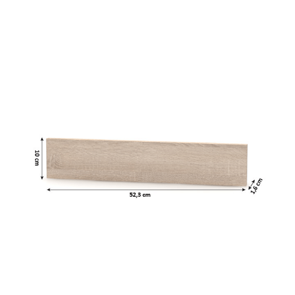 Capăt plintă laterală pentru dulapuri înalte , stejar sonoma, NOVA PLUS NOPL-062-01