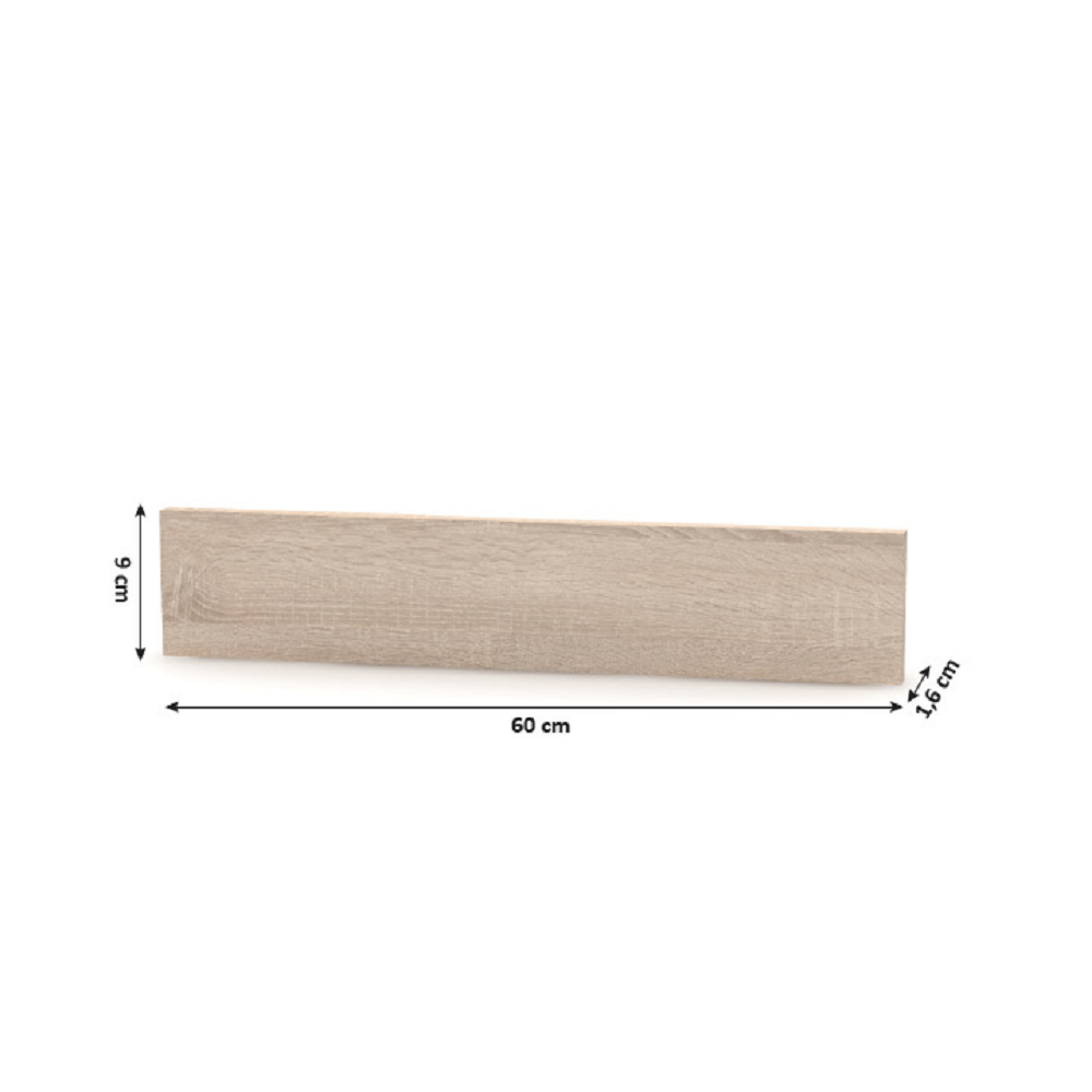 Plintă pentru maşina de spălat vase 45, stejar sonoma, NOVA PLUS NOPL-062-03