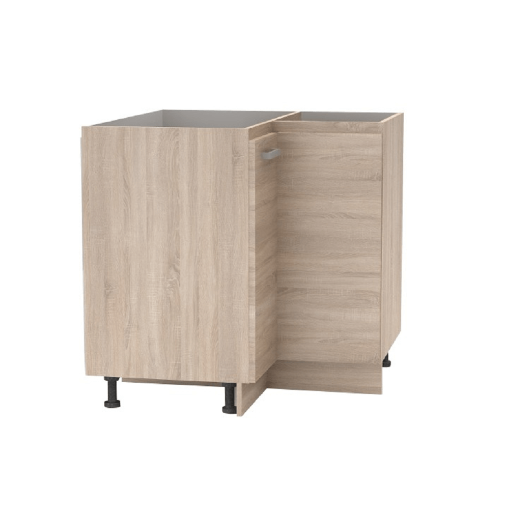 Cabinet inferior de colţ, stejar sonoma, universală, NOVA PLUS NOPL-061-RS