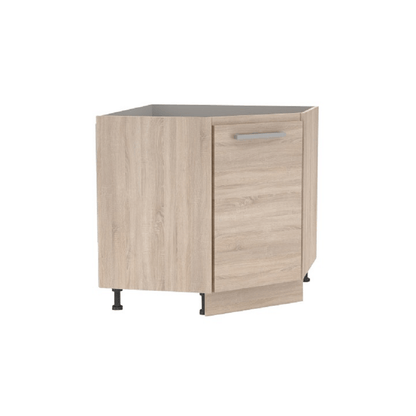 Cabinet inferior de colţ, stejar sonoma, universală, NOVA PLUS NOPL-065-RS