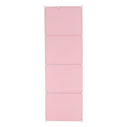 Dulap modular pentru copii, roz/ model copii, NURMI
