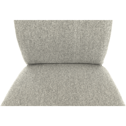 Scaun bucătărie, material textil bej/crom, OLIVA NEW