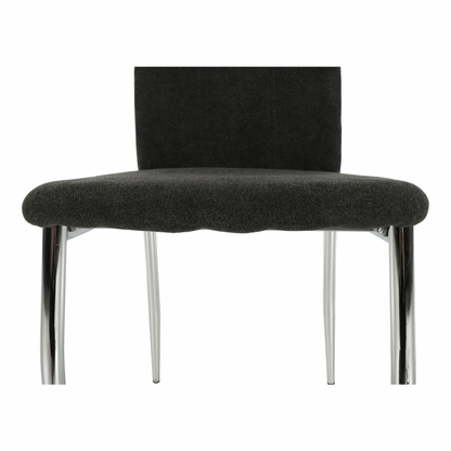 Scaun dining, textil gri maro/crom, OLIVA NEW