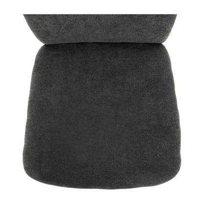 Scaun dining, textil gri maro/crom, OLIVA NEW
