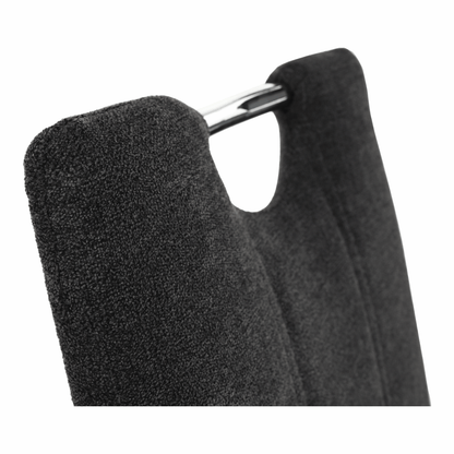 Scaun dining, textil gri maro/crom, OLIVA NEW