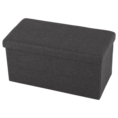Taburet pliabil, material gri, ORELIA