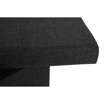 Taburet pliabil, material gri, ORELIA