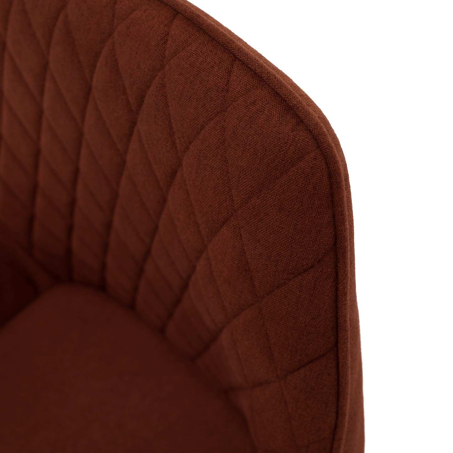 Scaun de design, maro/negru, OSKOR
