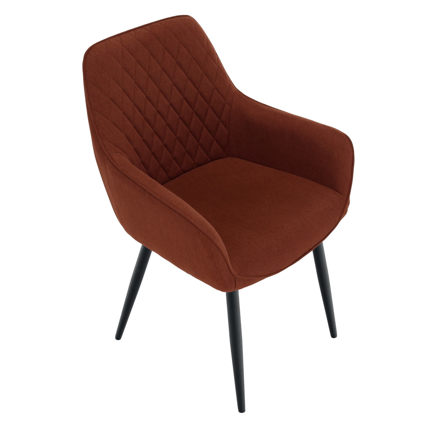 Scaun de design, maro/negru, OSKOR