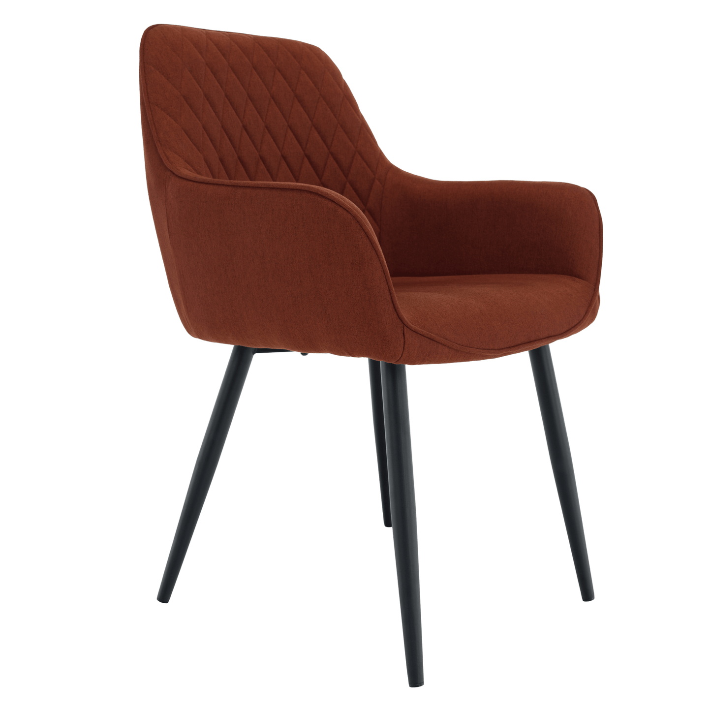Scaun de design, maro/negru, OSKOR
