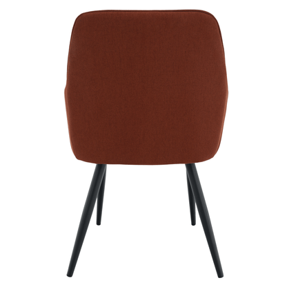 Scaun de design, maro/negru, OSKOR