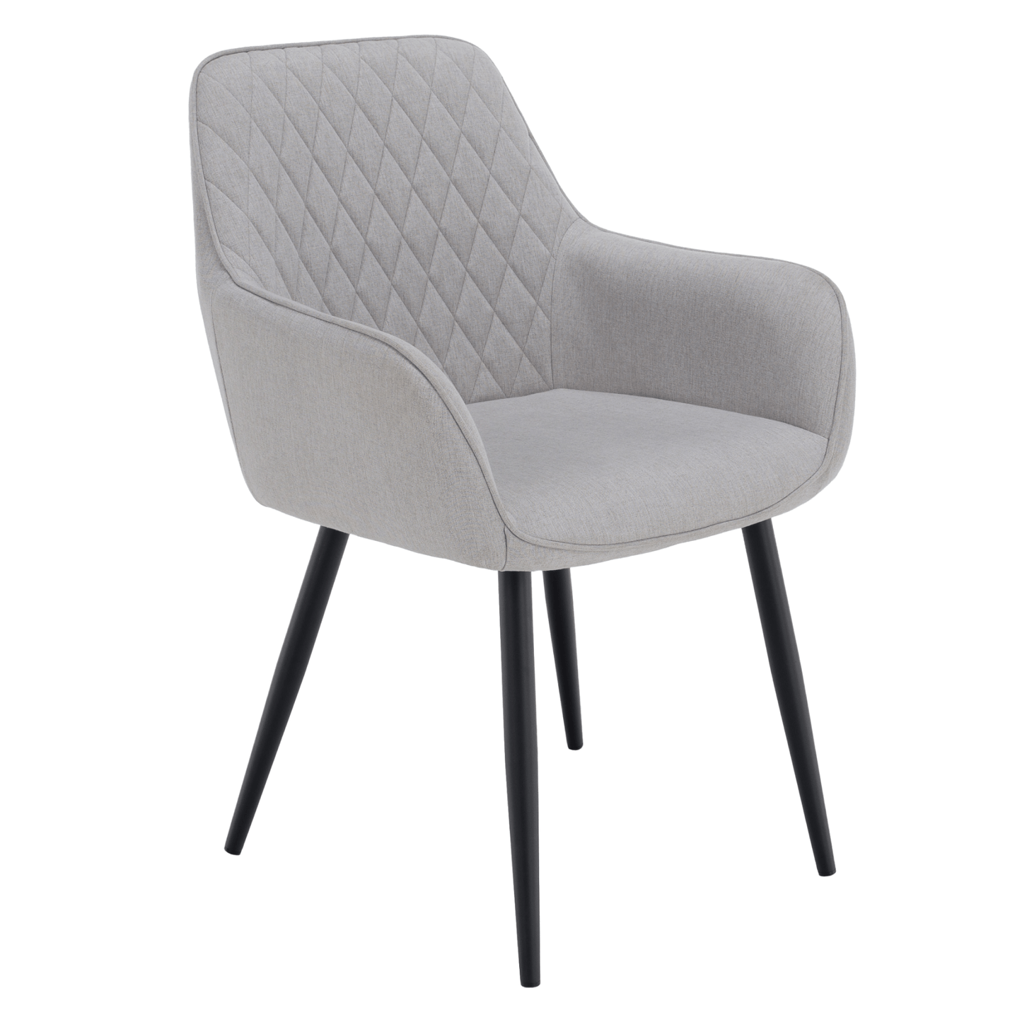 Scaun de design, gri deschis/negru, OSKOR