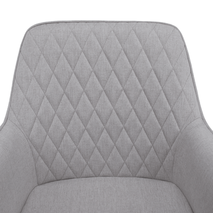 Scaun de design, gri deschis/negru, OSKOR