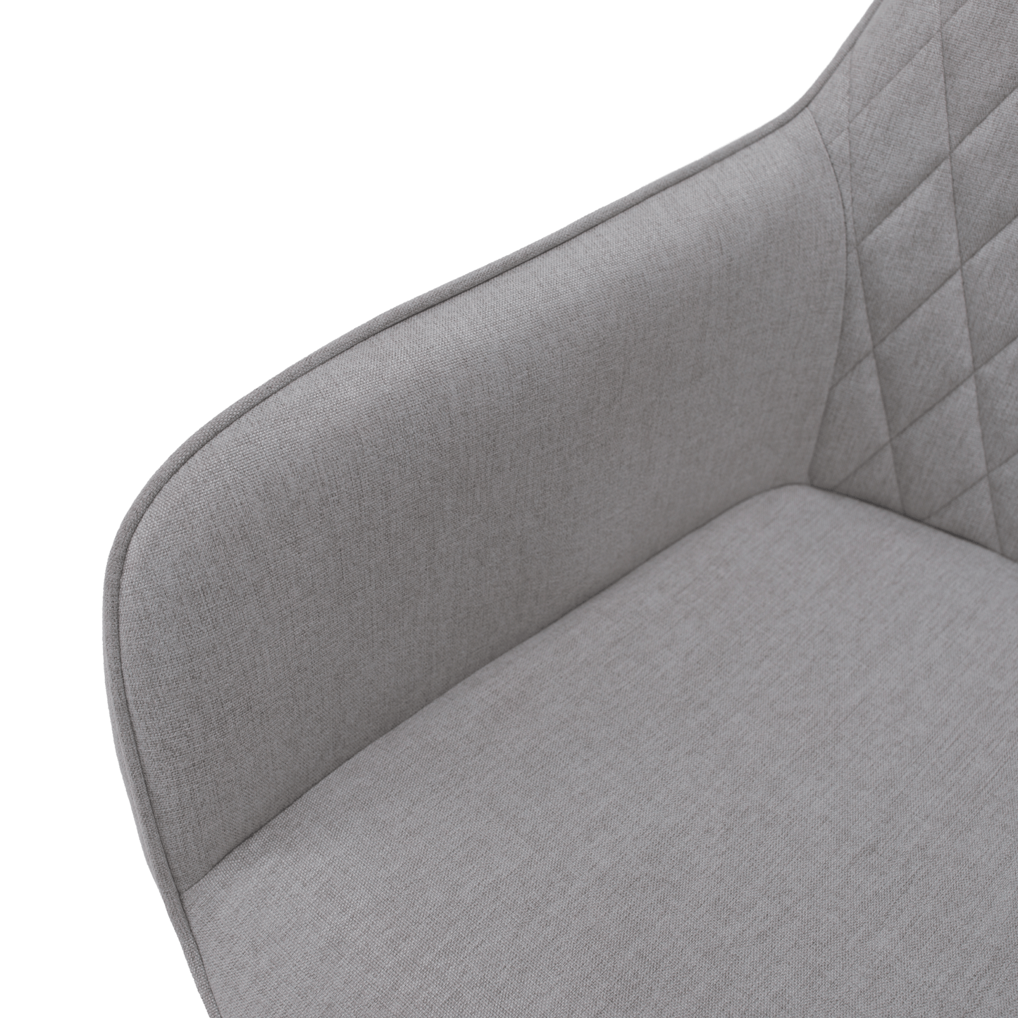 Scaun de design, gri deschis/negru, OSKOR