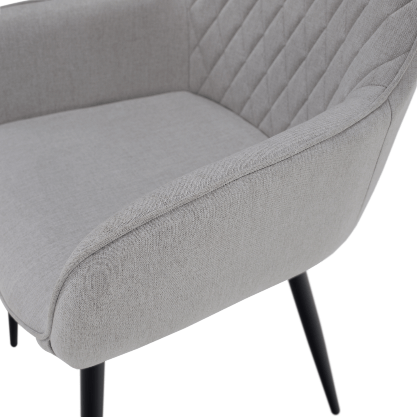 Scaun de design, gri deschis/negru, OSKOR