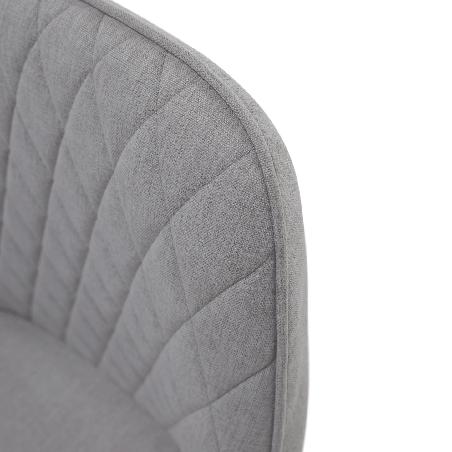 Scaun de design, gri deschis/negru, OSKOR