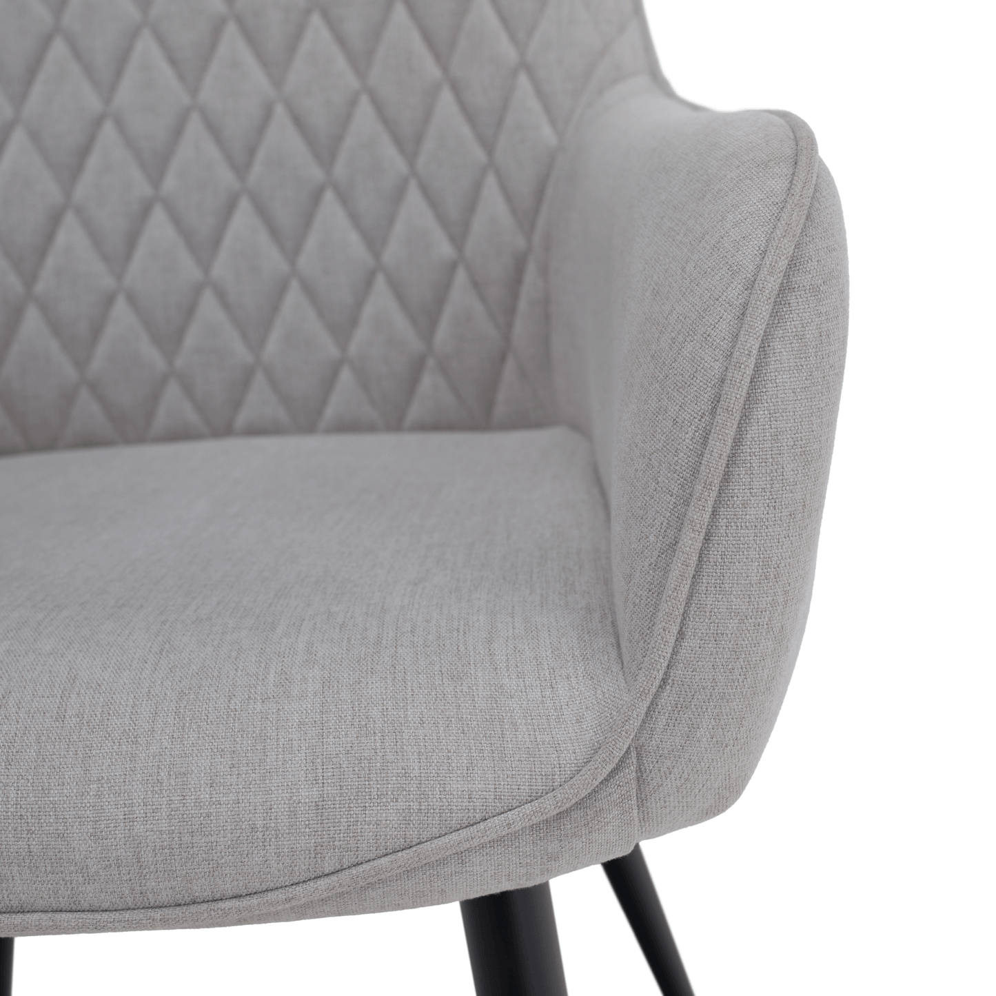 Scaun de design, gri deschis/negru, OSKOR