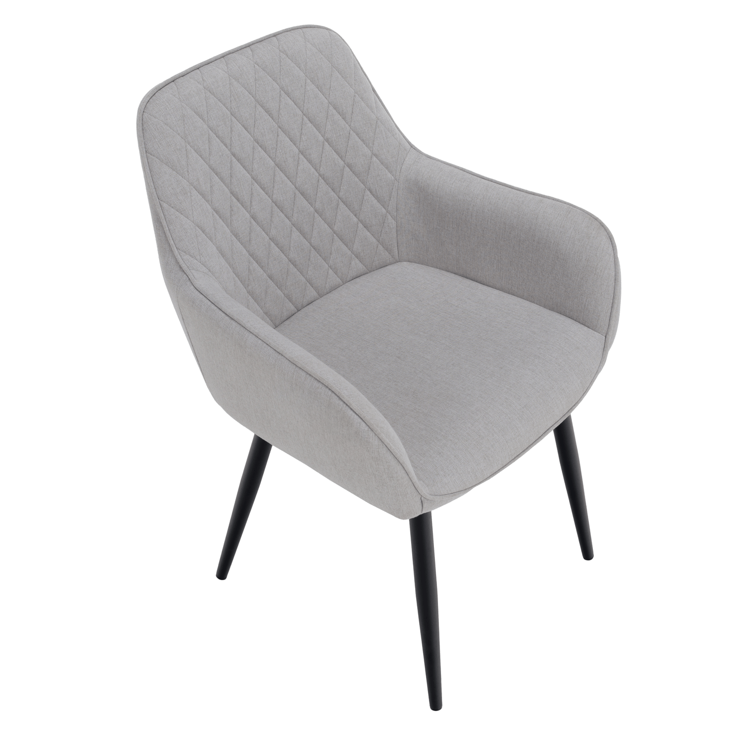 Scaun de design, gri deschis/negru, OSKOR