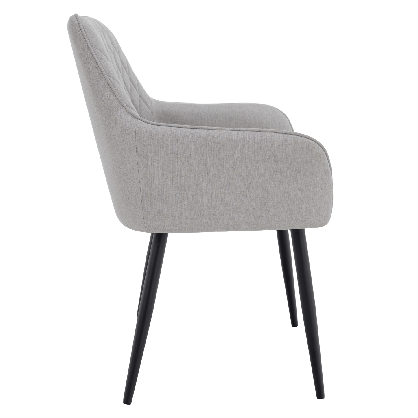 Scaun de design, gri deschis/negru, OSKOR