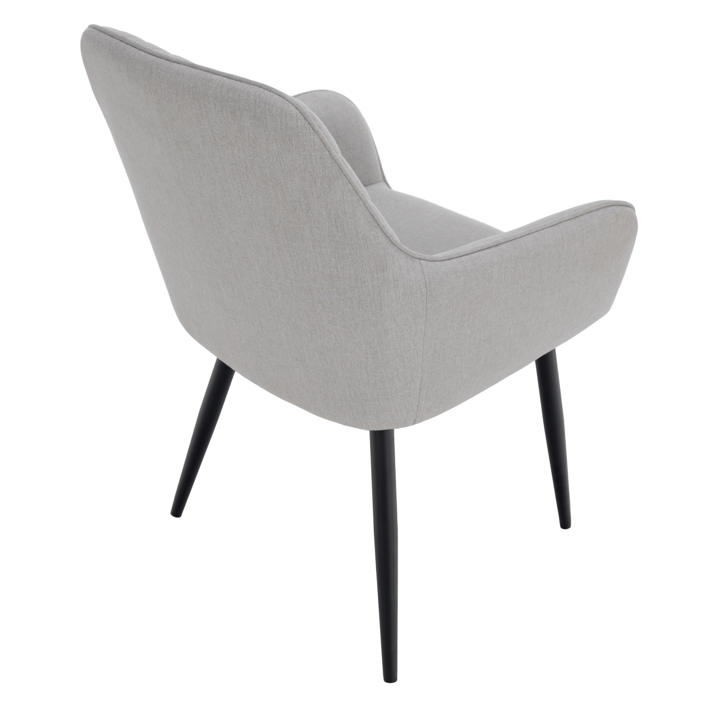 Scaun de design, gri deschis/negru, OSKOR