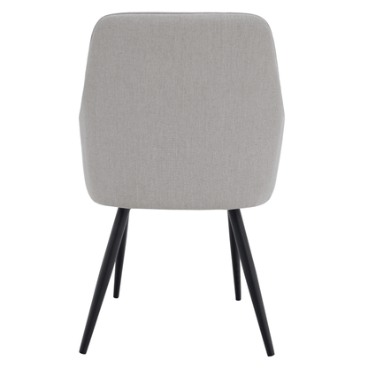 Scaun de design, gri deschis/negru, OSKOR