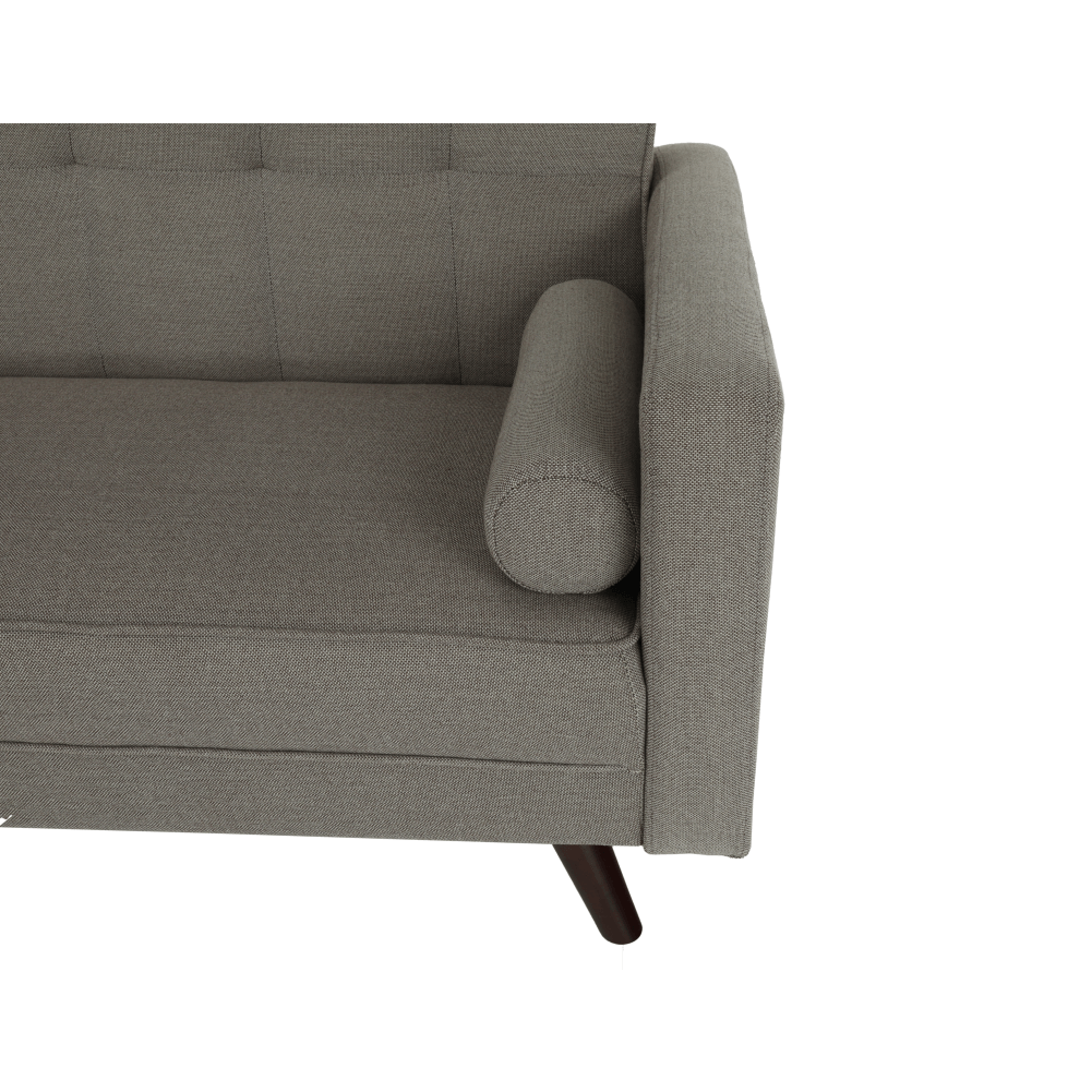 Canapea extensibilă, material gri-maro taupe, OTISA