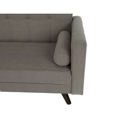 Canapea extensibilă, material gri-maro taupe, OTISA