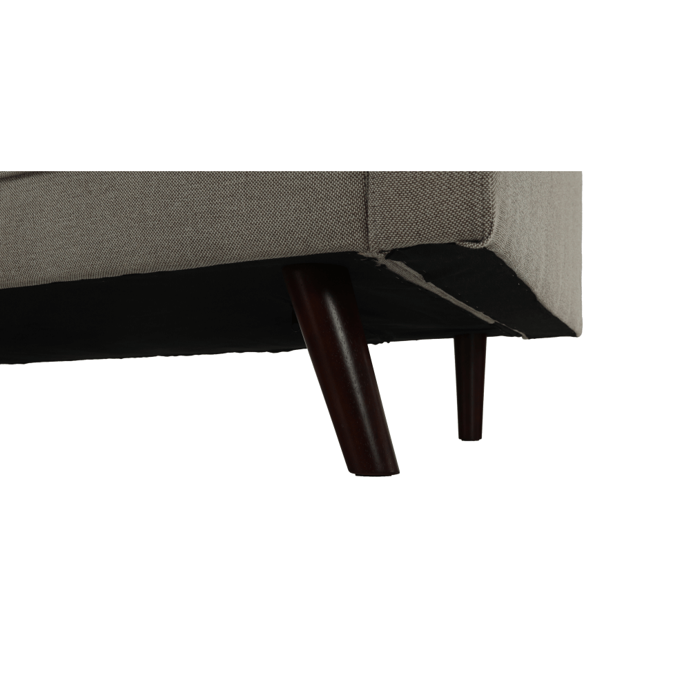 Canapea extensibilă, material gri-maro taupe, OTISA