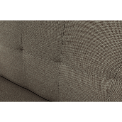 Canapea extensibilă, material gri-maro taupe, OTISA