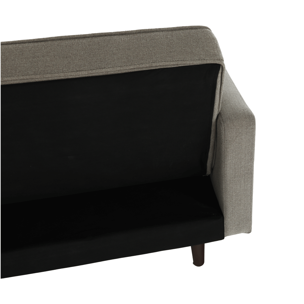 Canapea extensibilă, material gri-maro taupe, OTISA