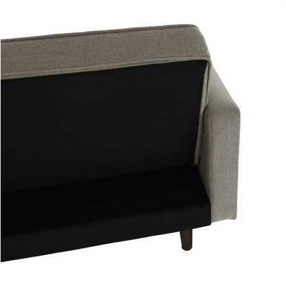 Canapea extensibilă, material gri-maro taupe, OTISA