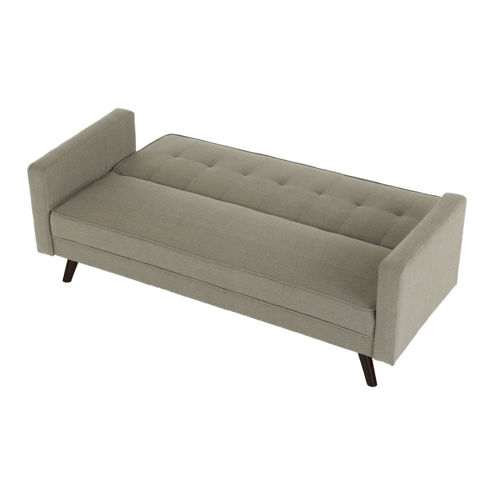 Canapea extensibilă, material gri-maro taupe, OTISA